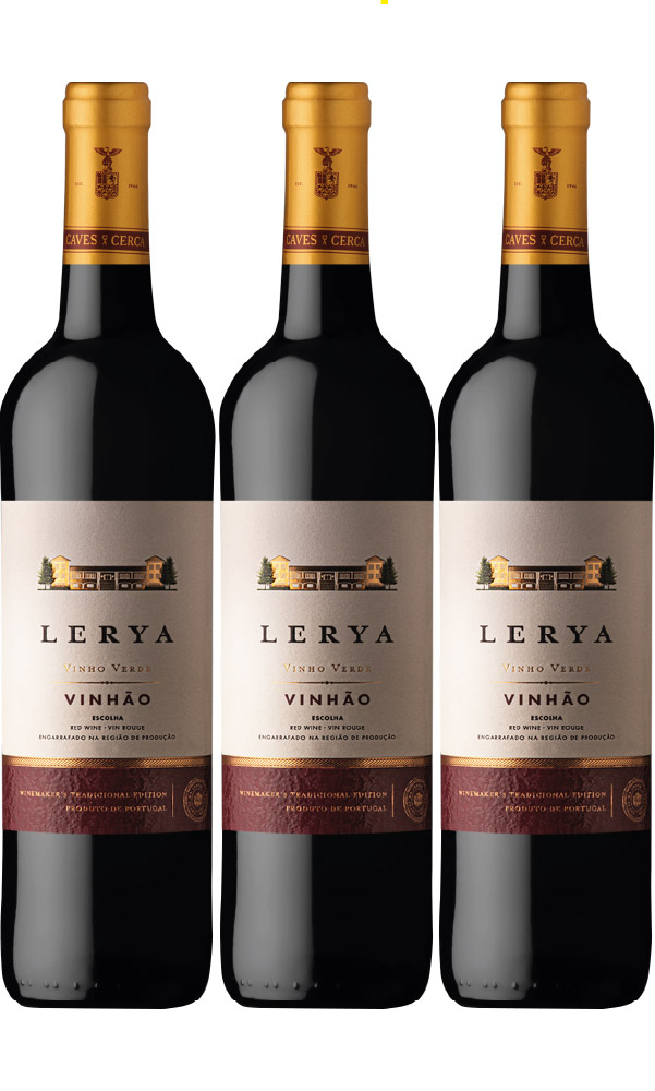Lerya Vinhão Vinho Verde Tinto produzido por Caves da Cerca em Amarante