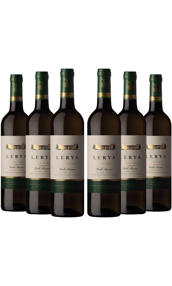 Lerya Vinho Verde Branco da Sub Região de Amarante Produzido por Caves da Cerca em Amarante Caixa 6