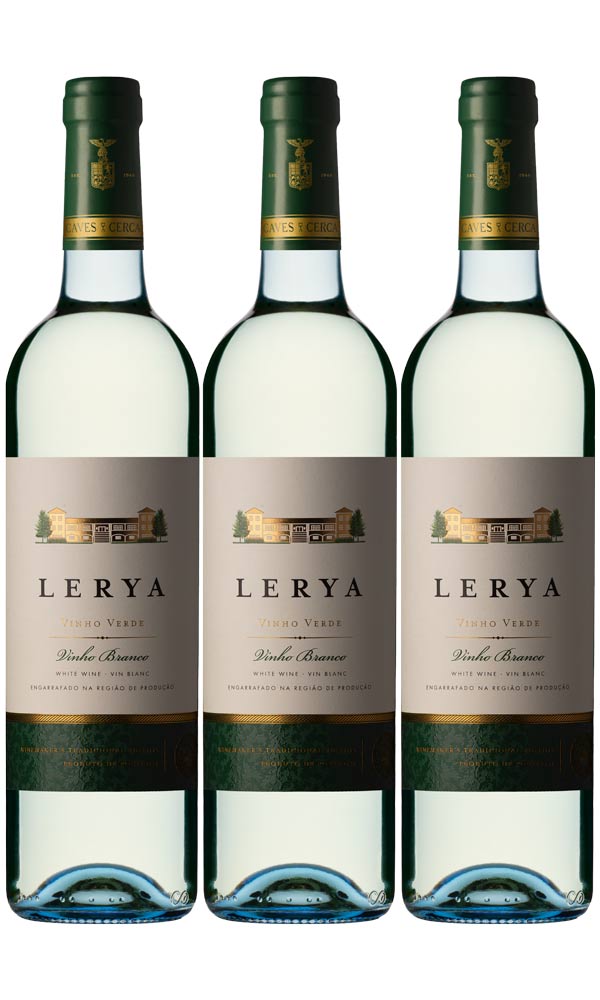 Lerya Vinho Verde Branco da Sub Região de Amarante Produzido por Caves da Cerca em Amarante Caixa 3