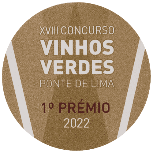 Concurso Vinho Verde Ponte de Lima 2022 Medalha de Ouro na Categoria "Vinhão"