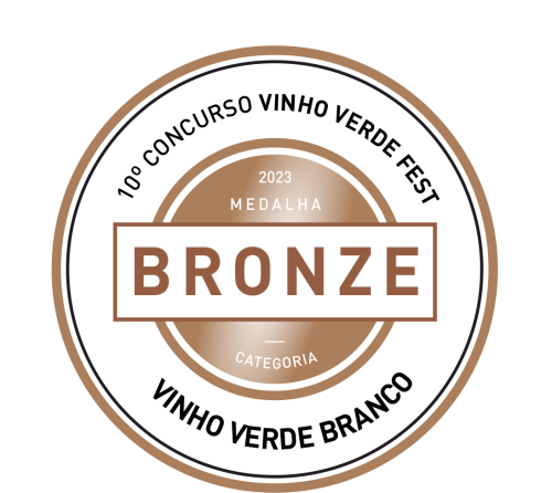 Medalha de Bronze Vinho Verde Fest Categoria Vinho Verde Branco