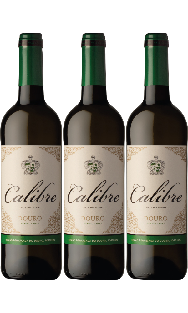 Calibre Douro Branco Colheita 2023 Produzido por Caves da Cerca em São João da Pesqueira Caixa 3