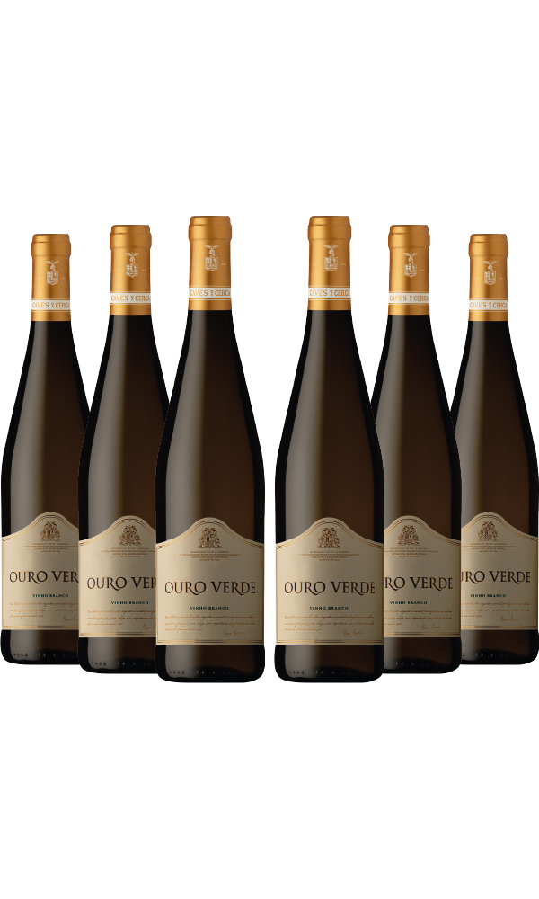 Ouro Verde Branco. Vinho Verde Branco produzido por Caves da Cerca em Amarante